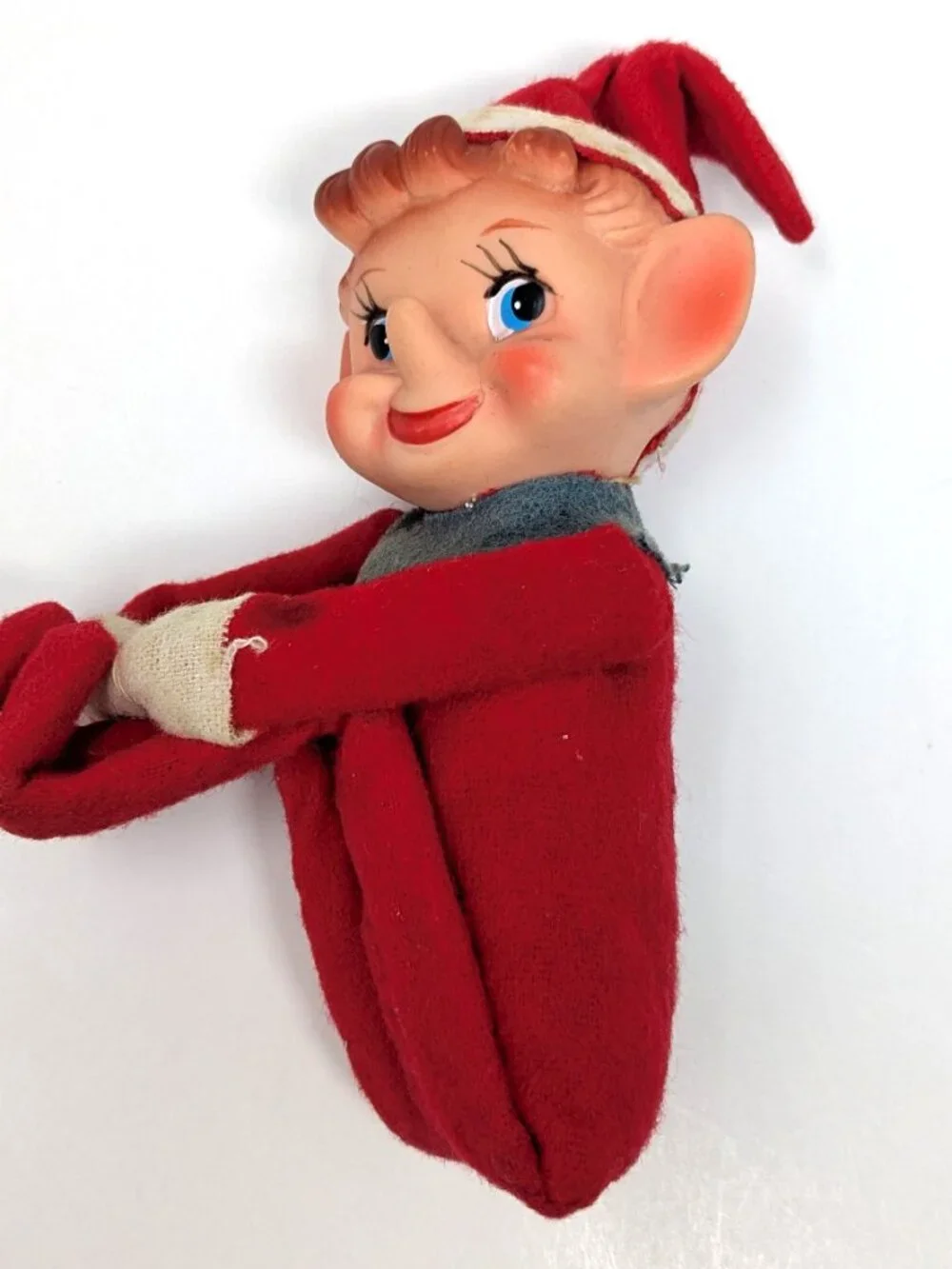 VTG 50s Knee Hugger Elf Ornament Pixie Sakai Japan Commonwealth of Pennsylvania